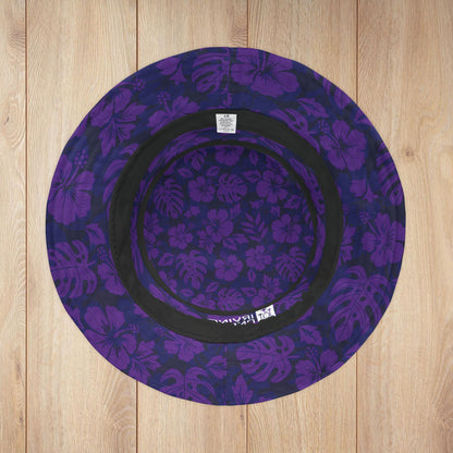 Purple Tropical Bucket Hat • Irvine Ondrey Engineering