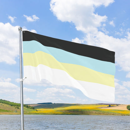 Requiesromantic 4-Stripe Pride Flag with Grommets