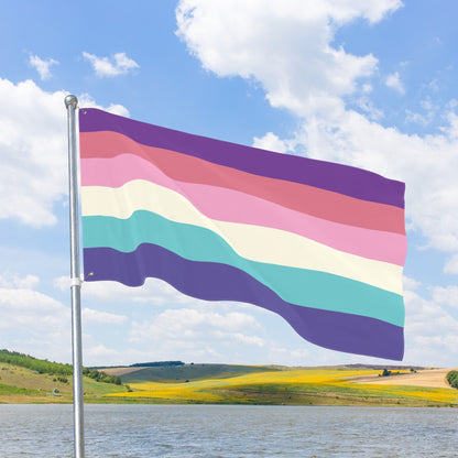 Aurora Lesboy Pride Flag with Grommets