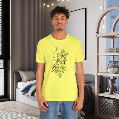 Frankenstein Lovebird, Line Art Tee