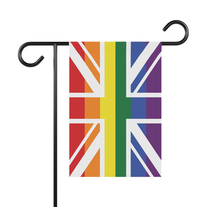 UK Rainbow Pride Garden Flag Banner