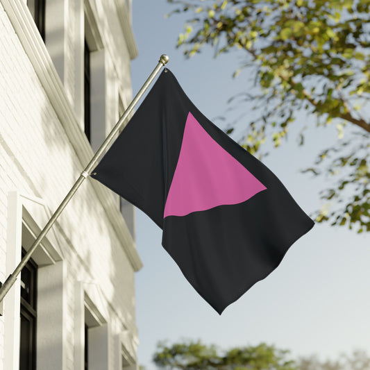 36'' × 60'' Lesbian Pride Double-Sided Pink Triangle Flag with Grommets