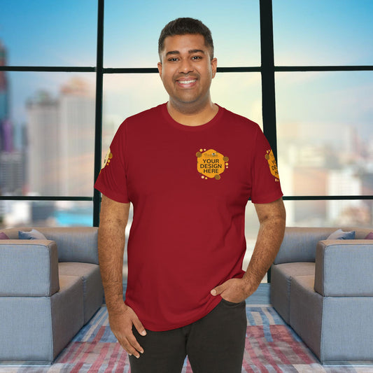 Custom Reds, Browns & Cream Tees for BELLA+CANVAS® 3001