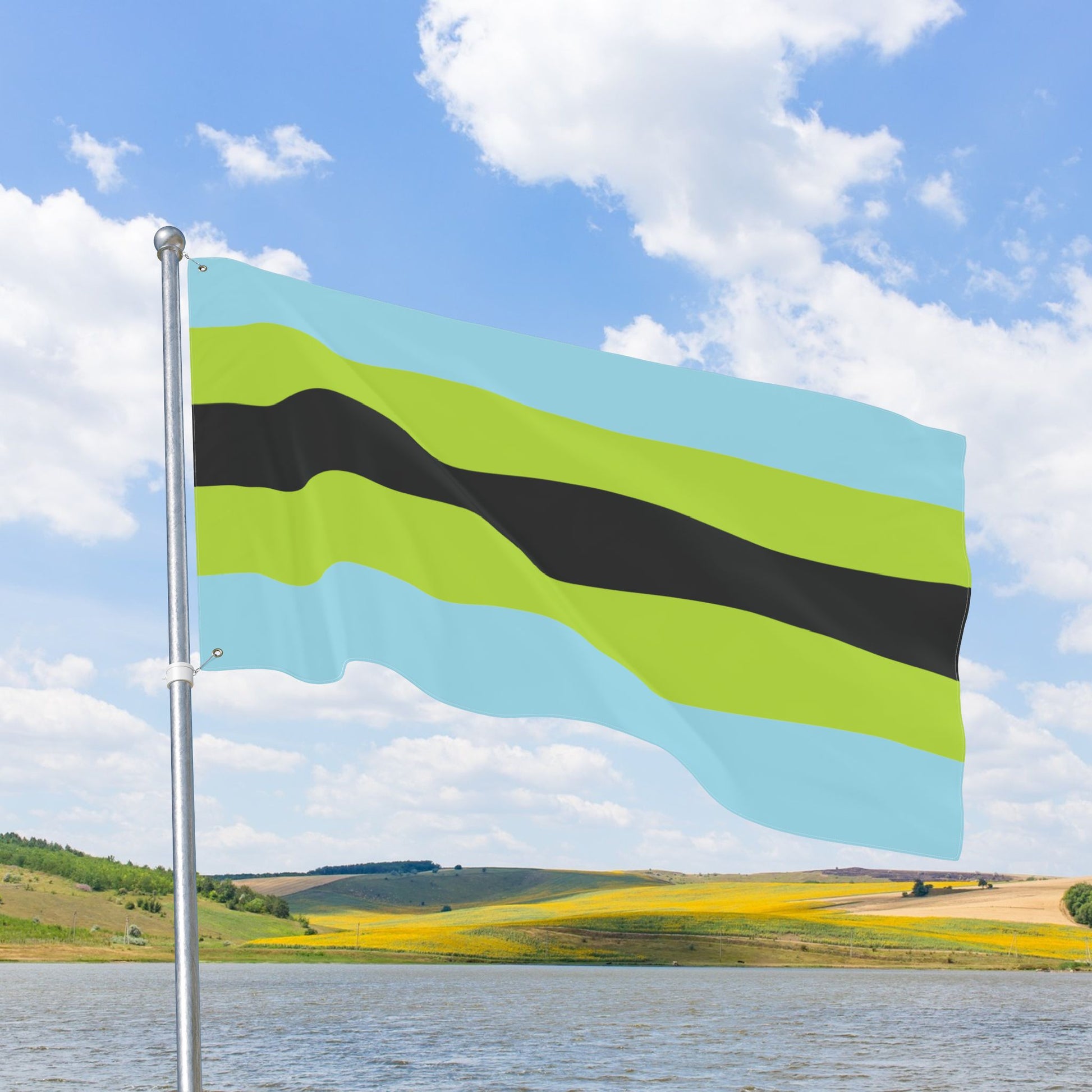 Quoigender Double-Sided Pride Flag with Grommets