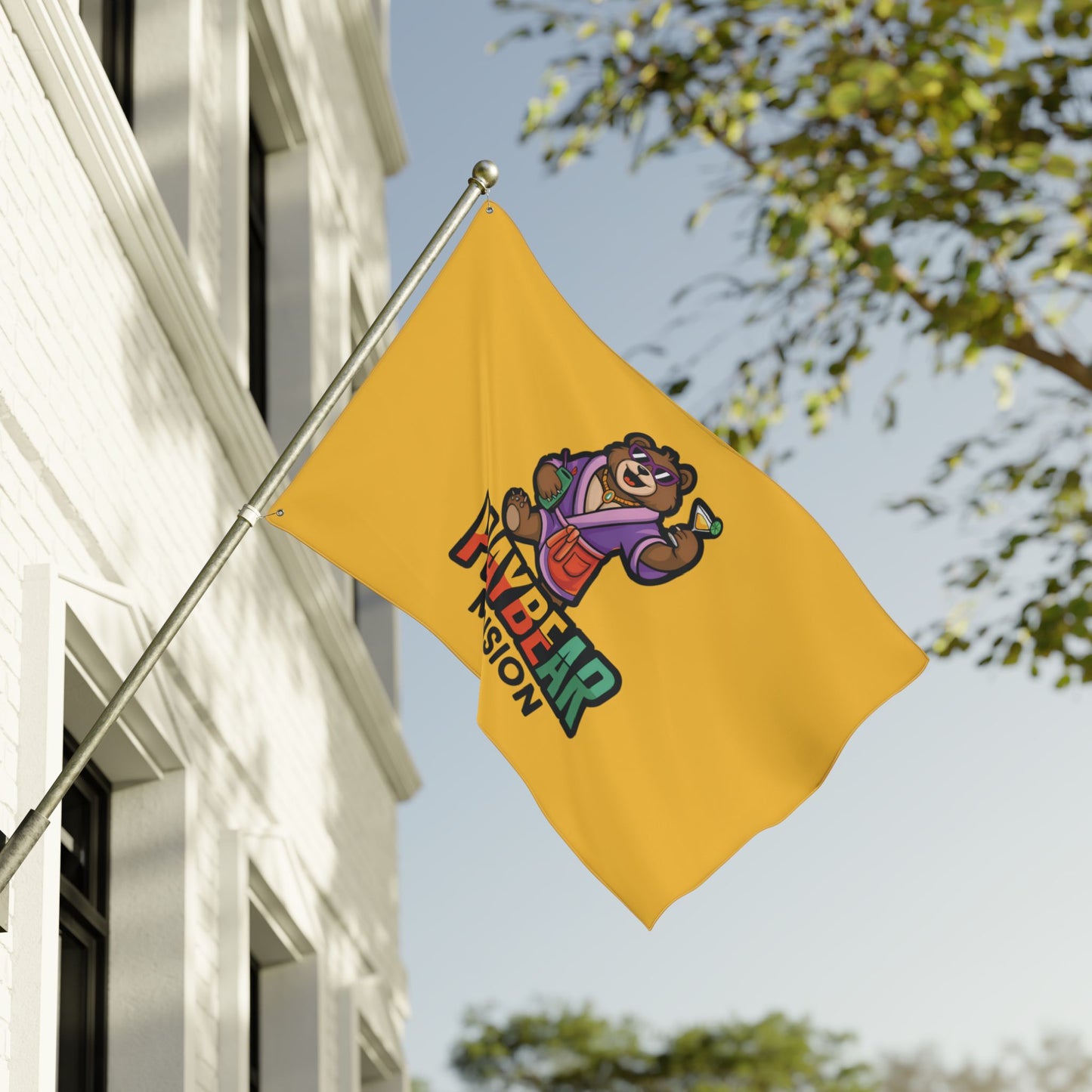 Playbear Mansion Double-Sided Flag with Grommets