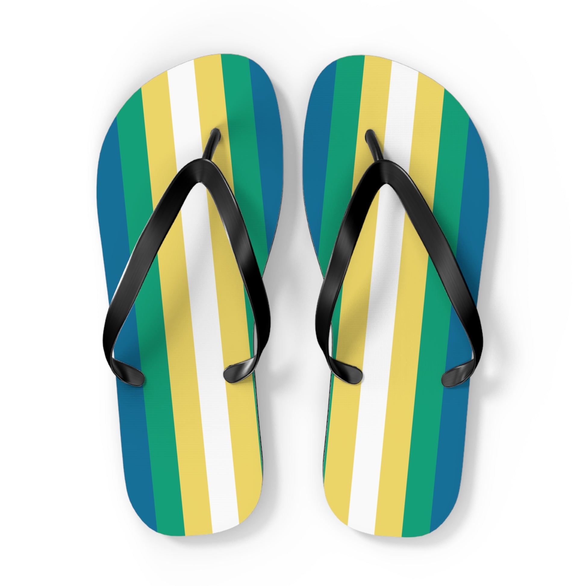 Non-Binary Man Pride Flip Flops