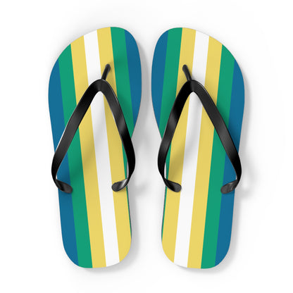 Non-Binary Man Pride Flip Flops
