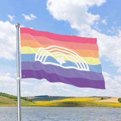 Xenogender Pride Flag with Grommets