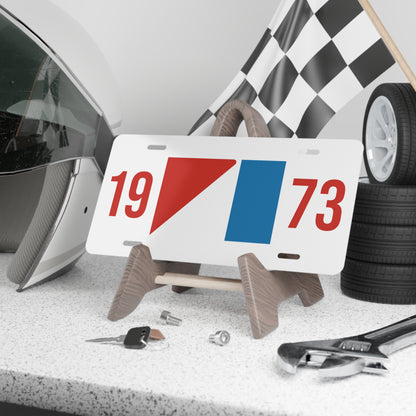AMC Logo Red Year White Custom Vanity Plates