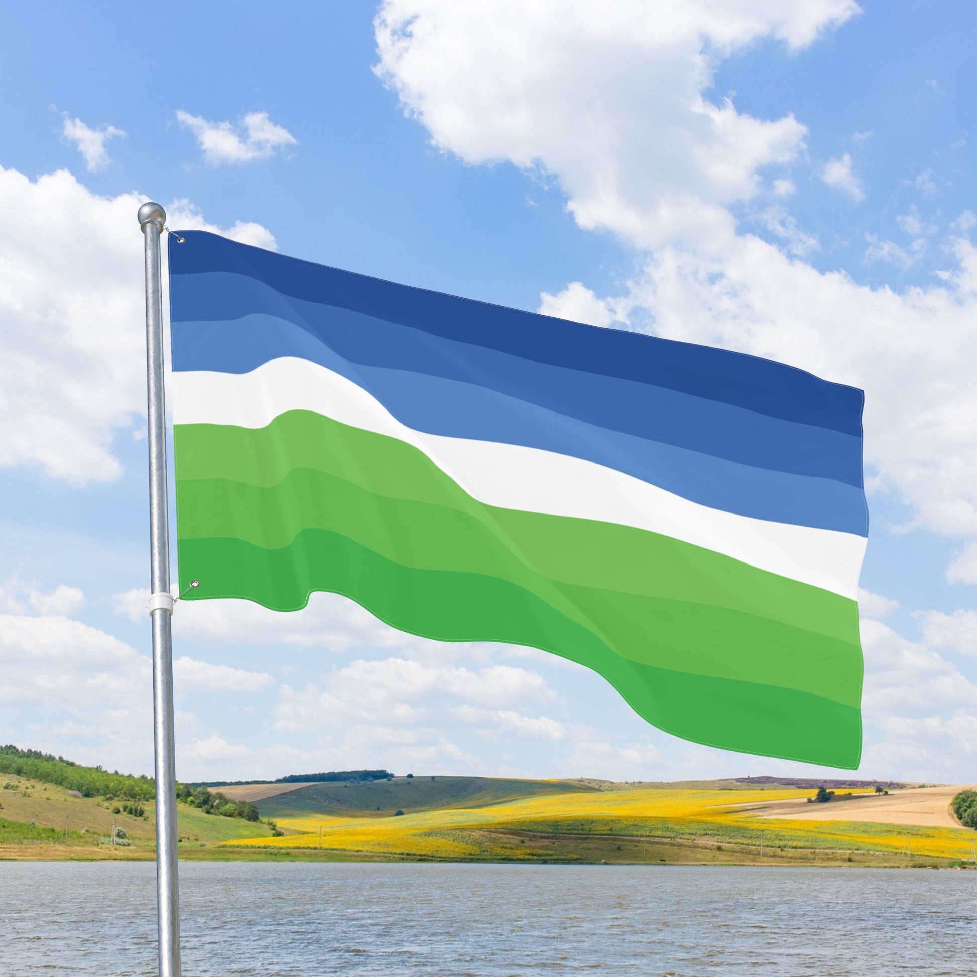 Leafsexual Double-Sided Pride Flag with Grommets