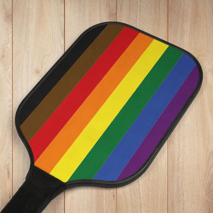 Philadelphia Philly Rainbow Pride Flag Pickleball Kit