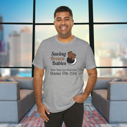 Quietly United in Loss Together Non-Profit / Saving Brown Babies Charity Tee, Pregnancy & Infant Loss Awareness