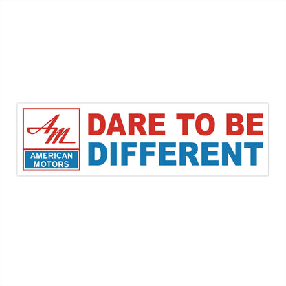 AMC Logo Dare To Be Different Custom Bumper Sticker