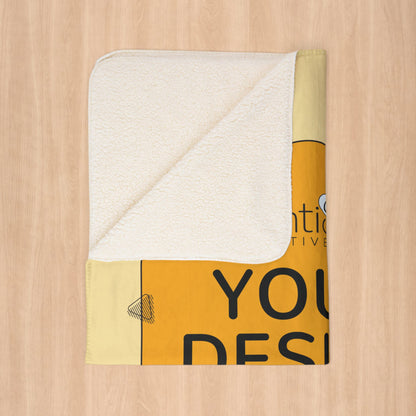 Custom Fleece Sherpa Blanket