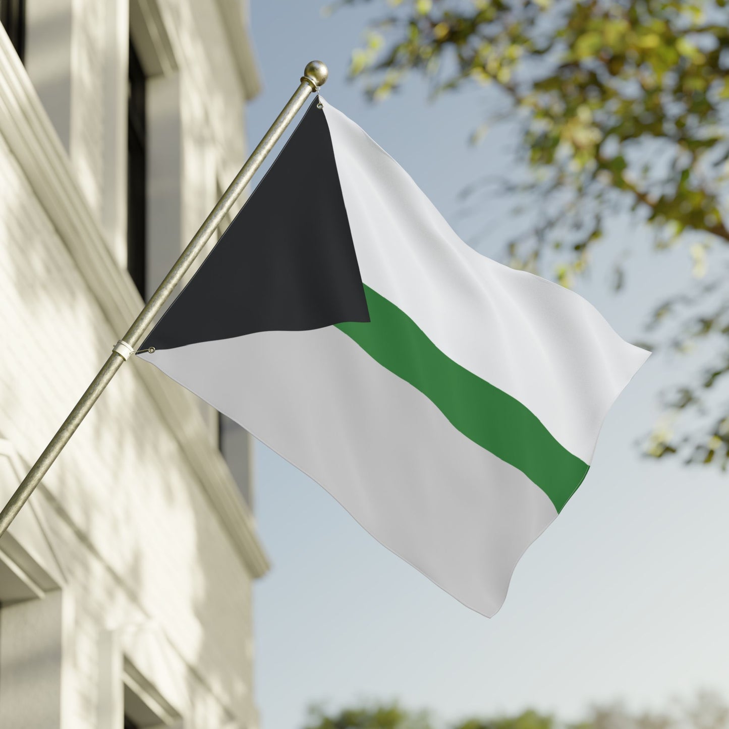 30'' × 40'' Demiromantic Pride Flag with Grommets