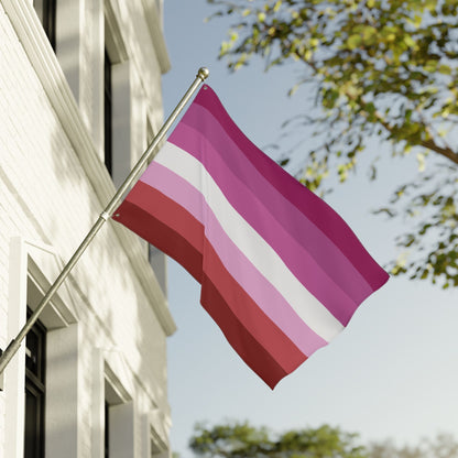 36'' × 60'' Lesbian Pink Pride Flag with Grommets
