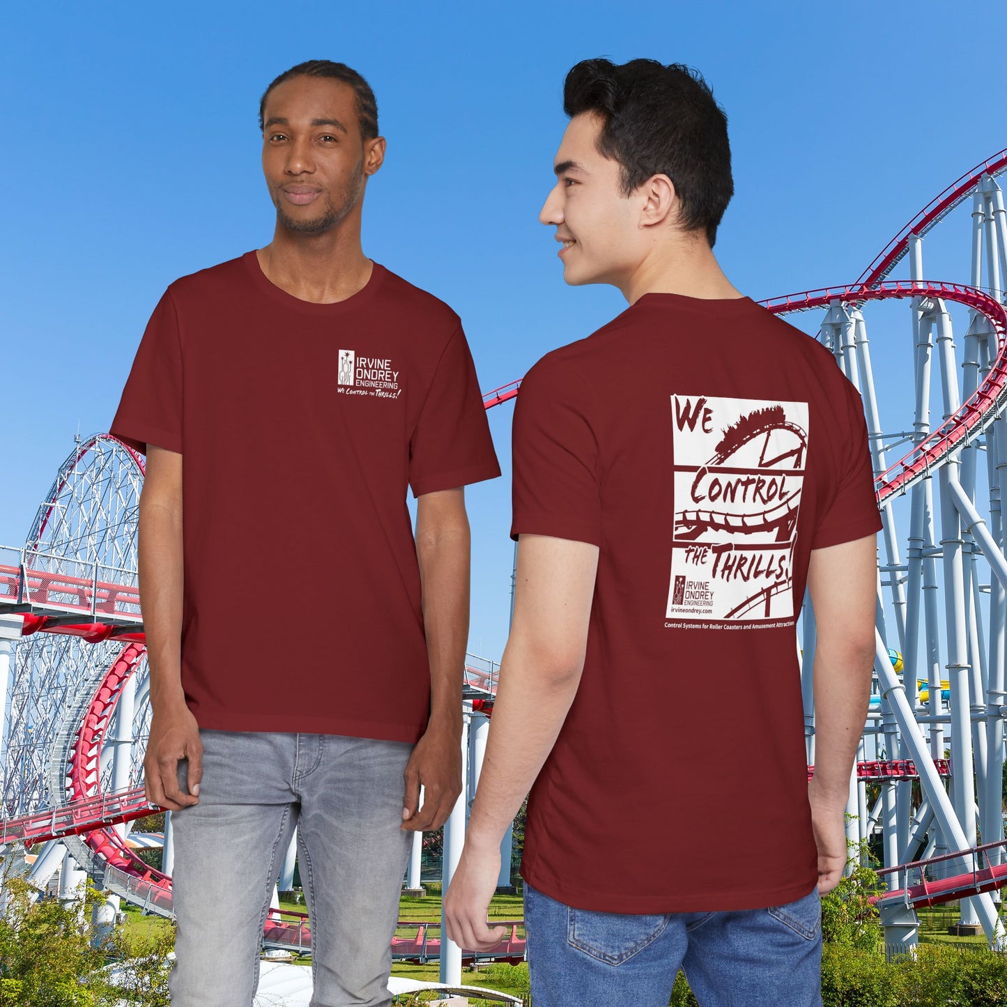 Cardinal OG Steelie Tee (BACK graphic) • Irvine Ondrey Engineering