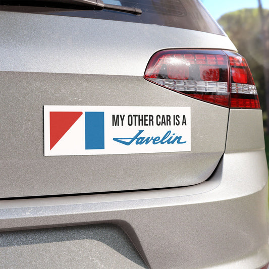 My Other Car is a Javelin, AMC Logos Custom Car Magnet