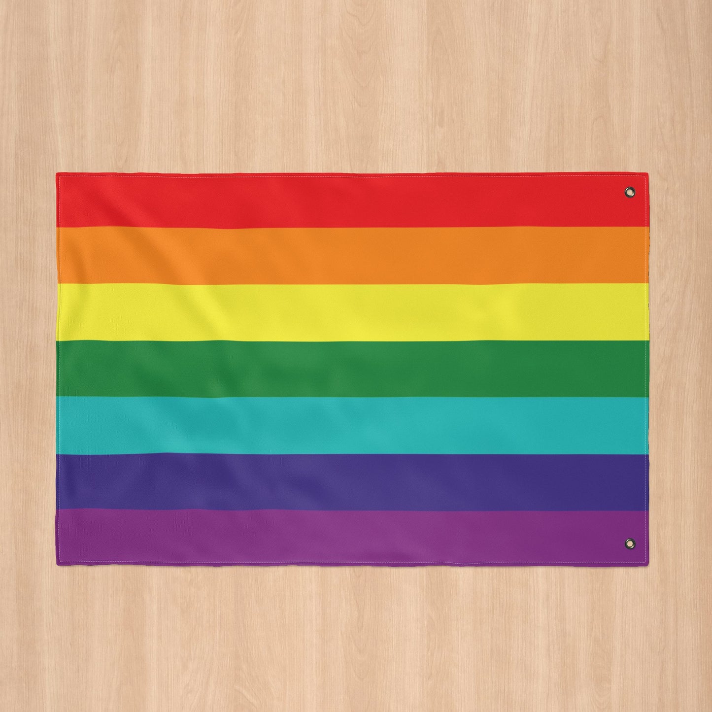 Rainbow Pride 7-Stripe with Grommets