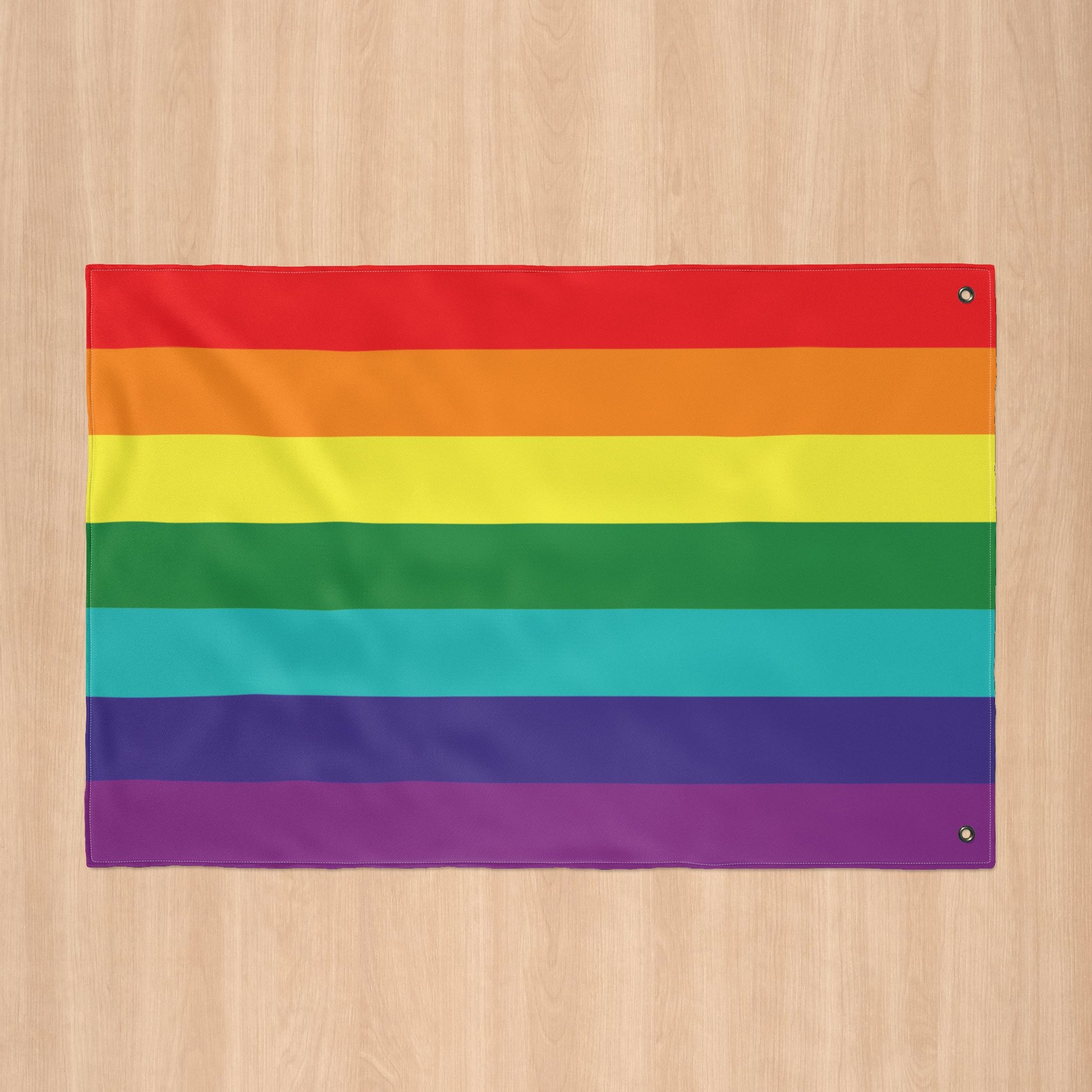 Rainbow Pride 7-Stripe with Grommets