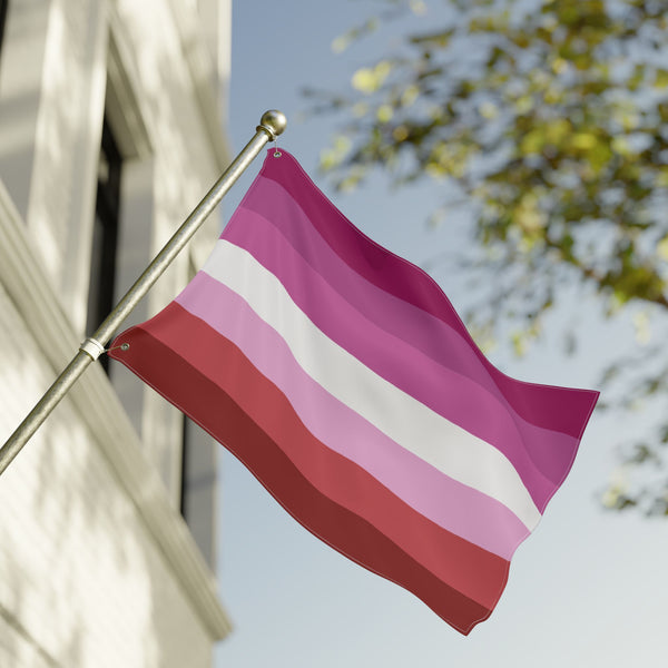 24'' × 36'' Lesbian Pink Pride Flag with Grommets