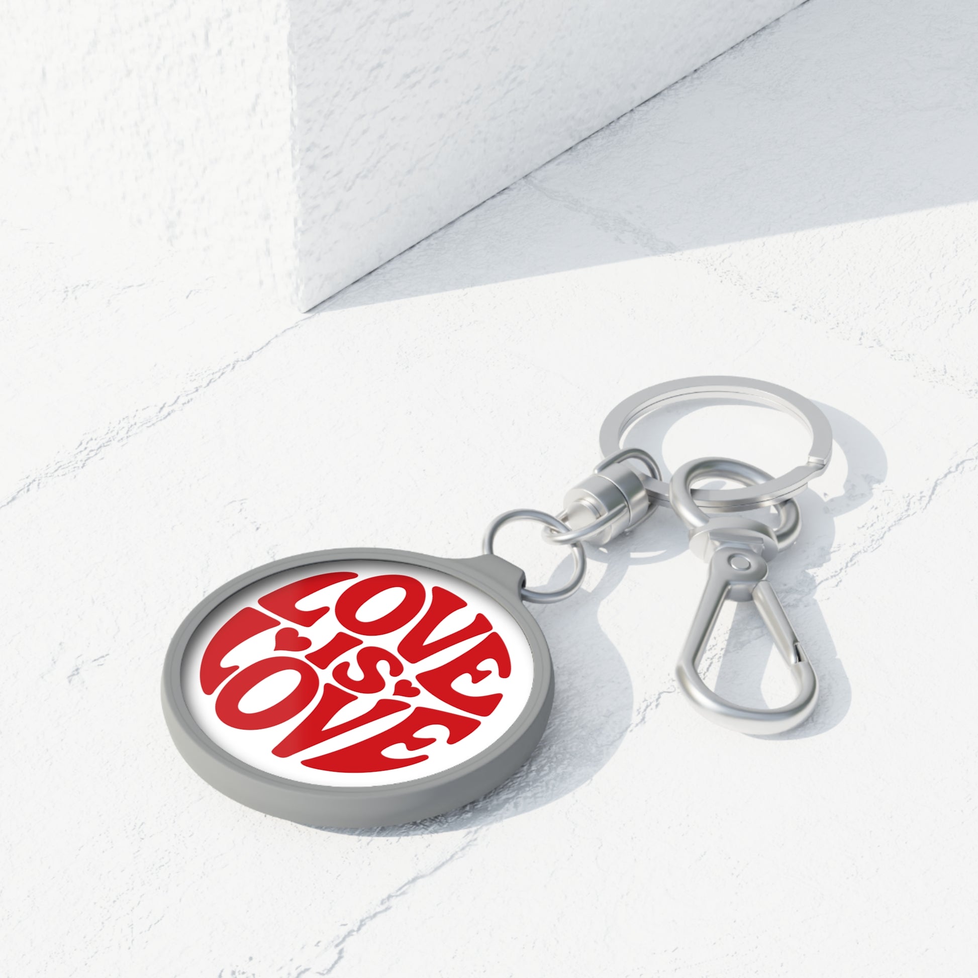 Red Love is Love Keychain