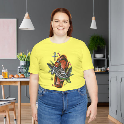 Mummy Lovebird Hand-Drawn & Hand-Colored Tee