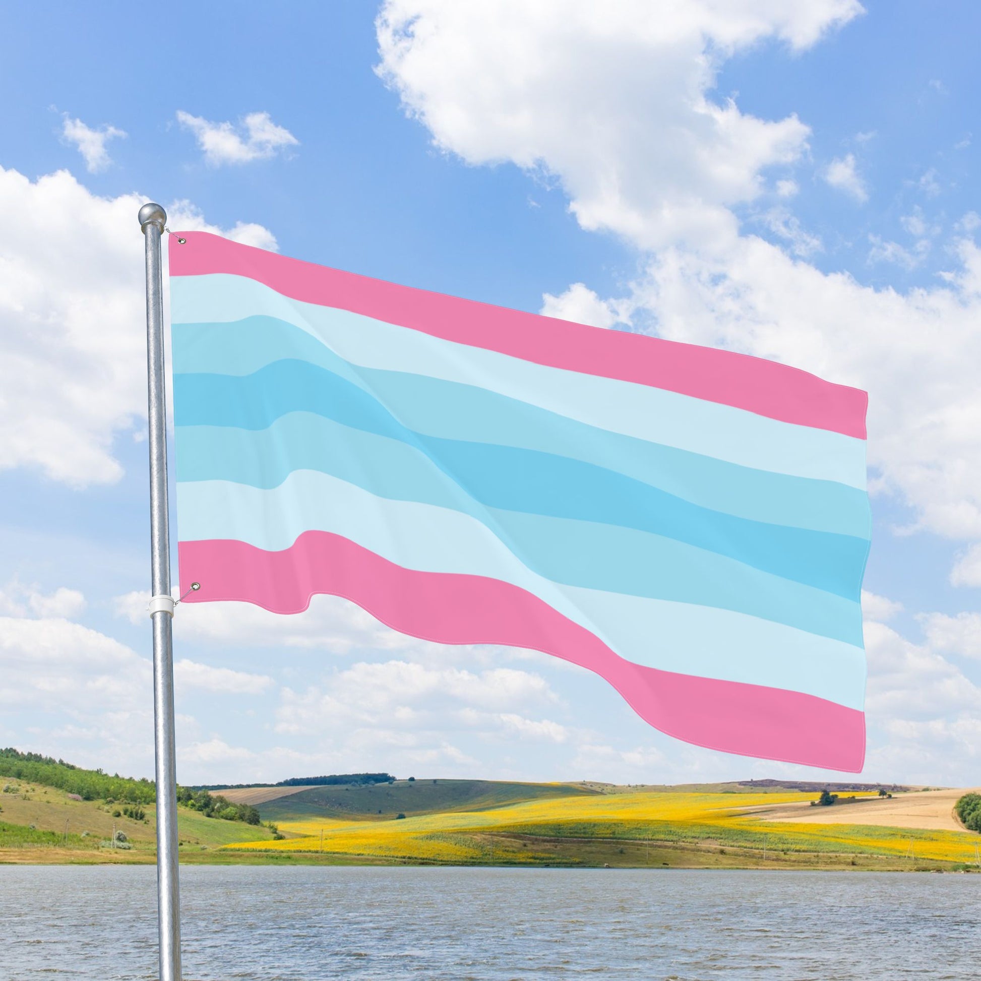 Transmasculine Pride Flag with Grommets