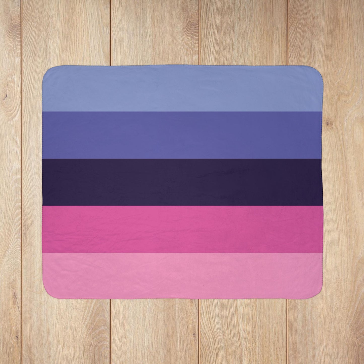 Fleece Sherpa Omnisexual Pride Flag Blanket