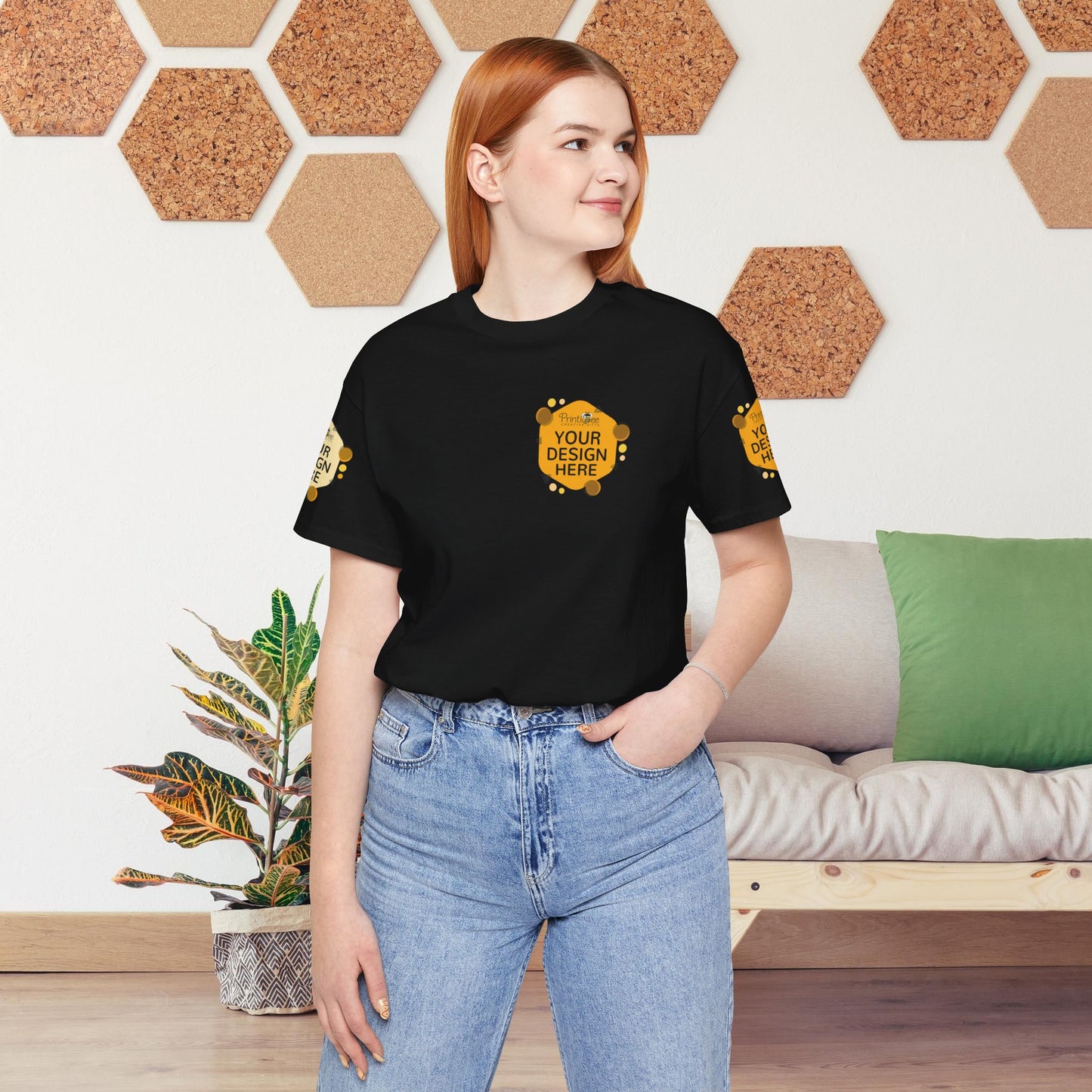 Custom White, Black & Grey Tees for BELLA+CANVAS® 3001