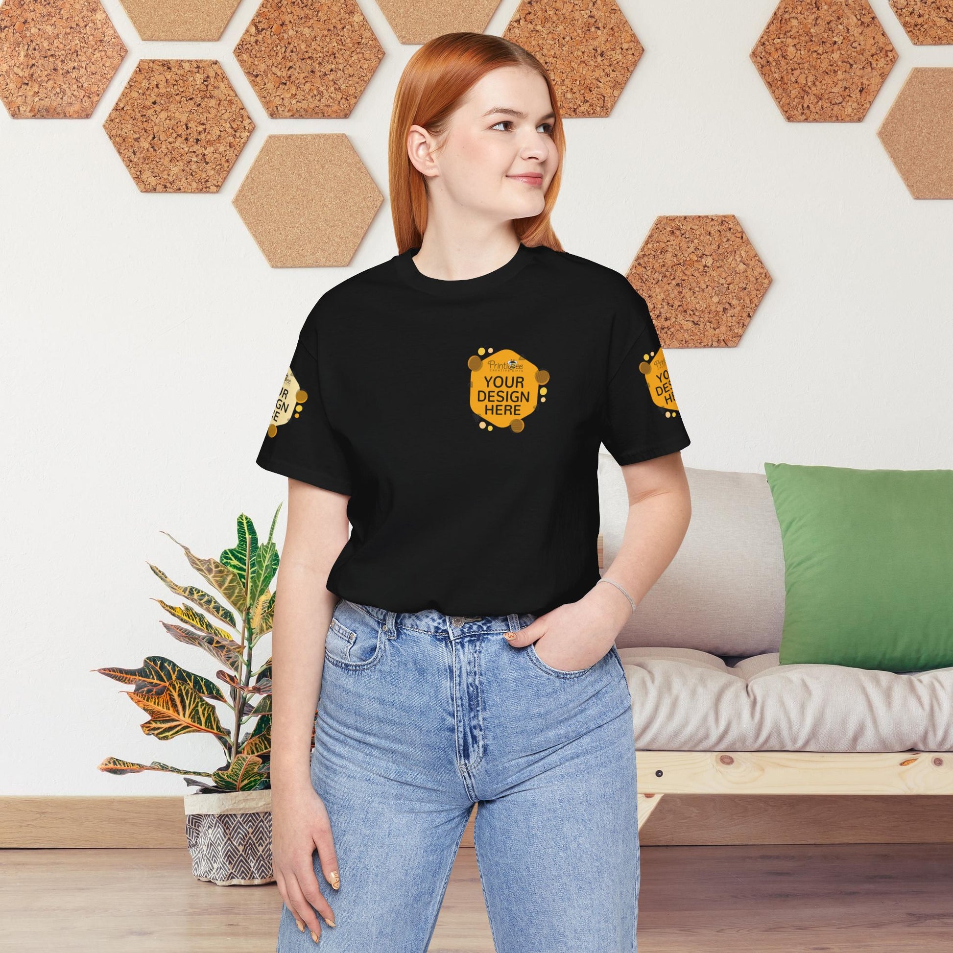 Custom White, Black & Grey Tees for BELLA+CANVAS® 3001