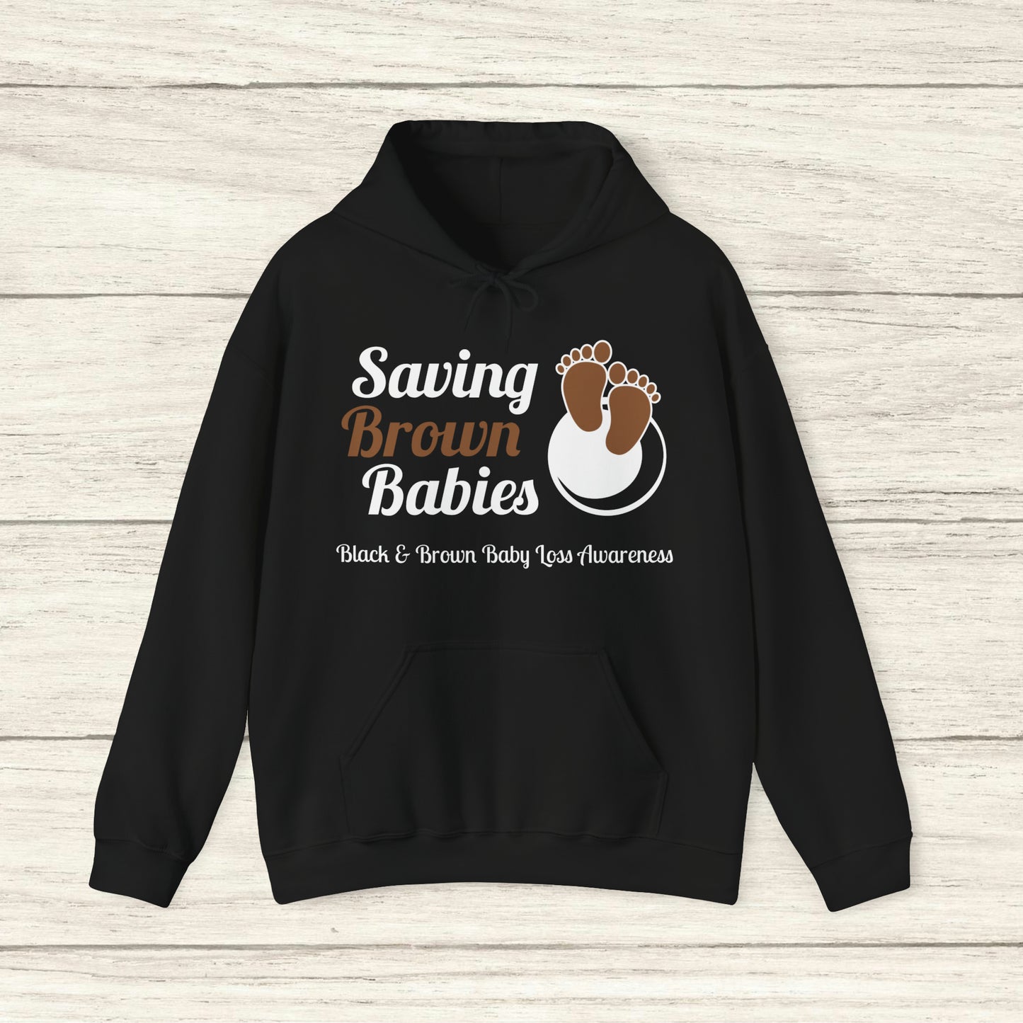 Quietly United in Loss Together Non-Profit / Saving Brown Babies Charity Sweatshirt à capuche, Grossesse et sensibilisation à la perte du nourrisson