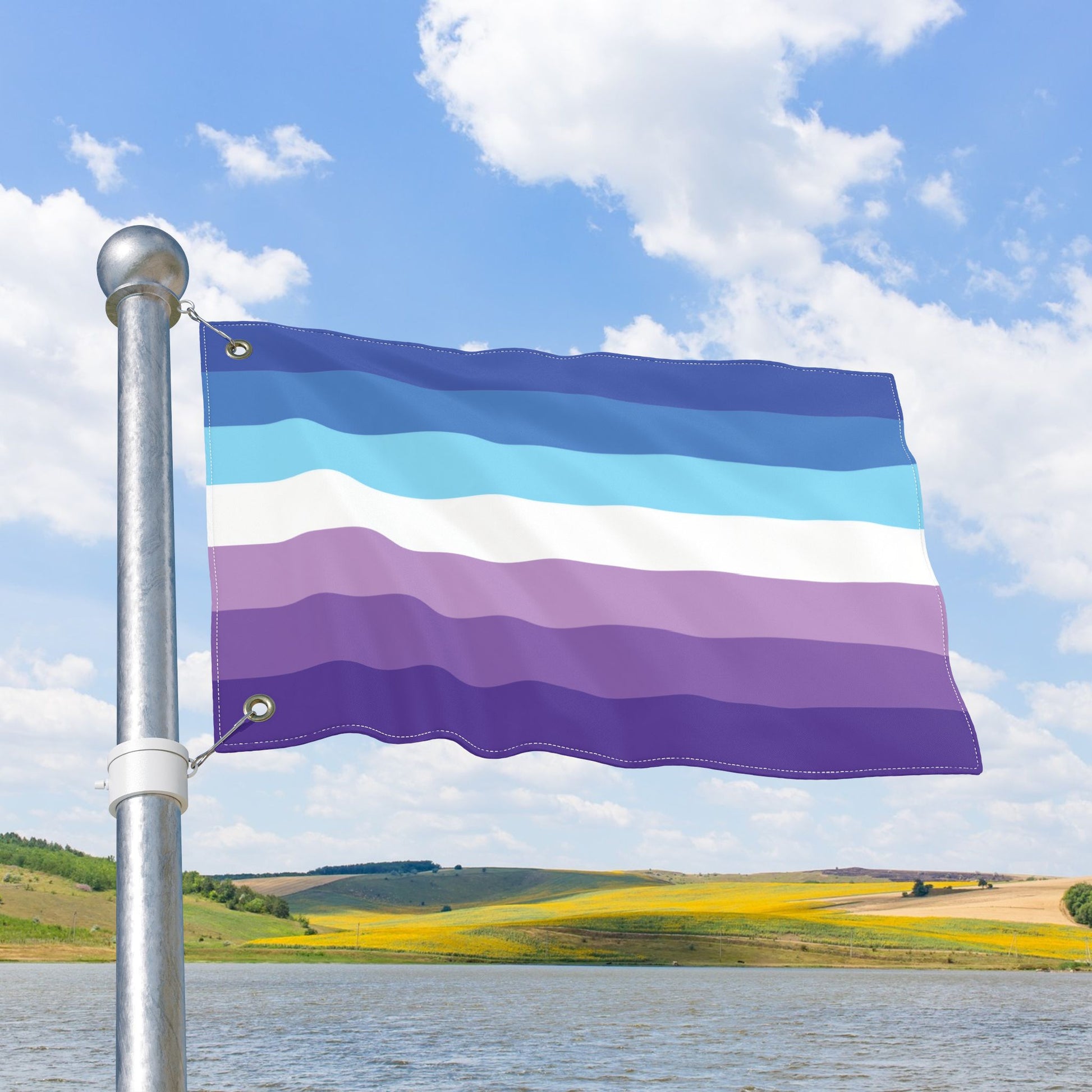 Berrisexual Double-Sided Pride Flag with Grommets