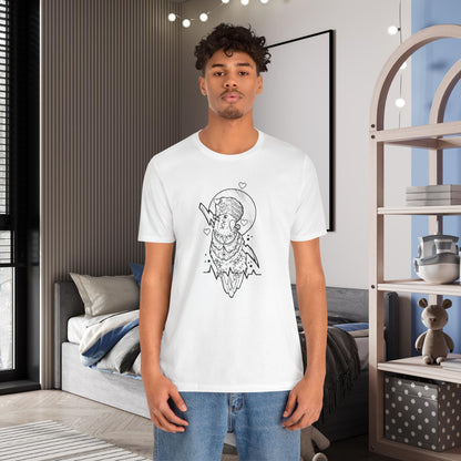 Bride of Frankenstein Lovebird, Line Art Tee