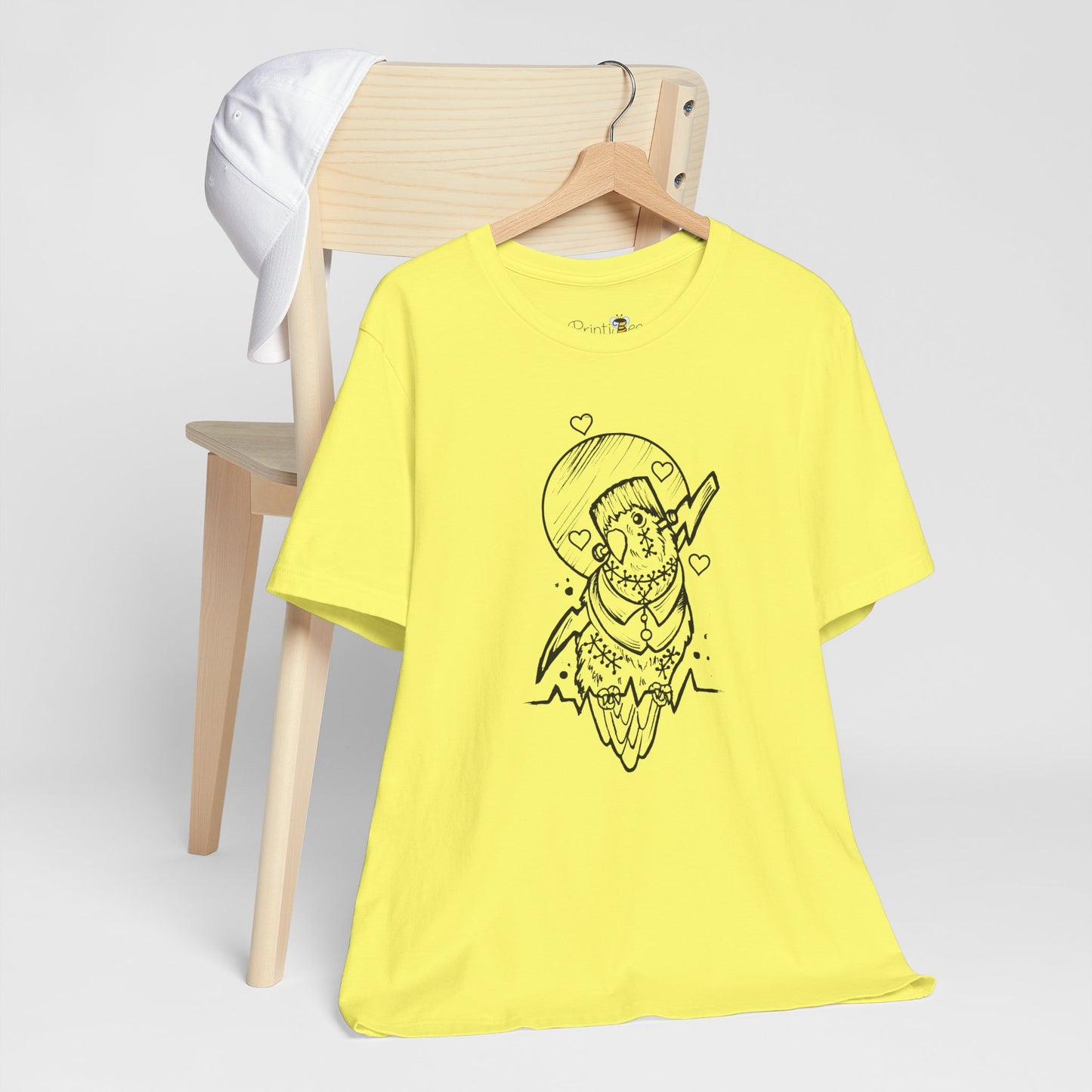 Frankenstein Lovebird, Line Art Tee