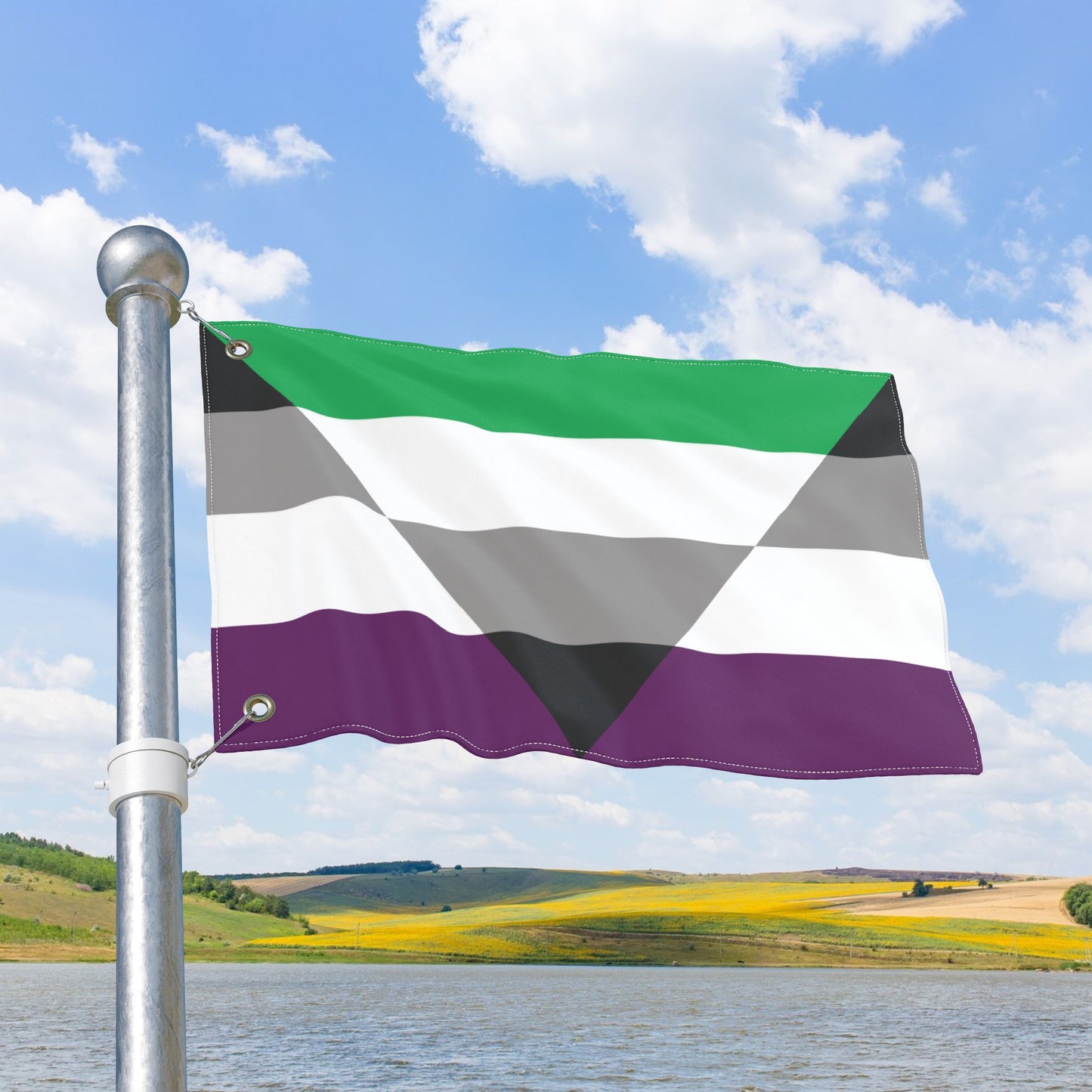 Aegorose Pride Flag with Grommets