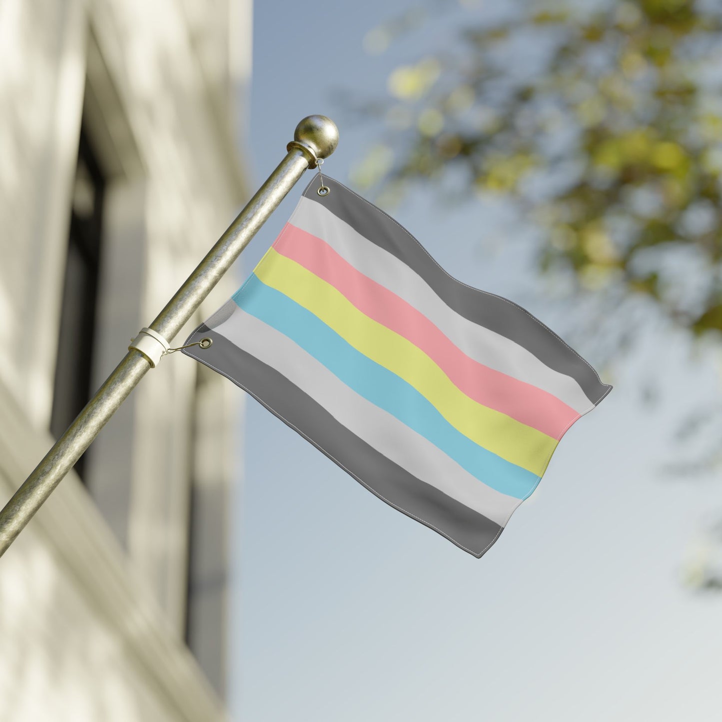 12'' × 18'' Demiflux Double-Sided Pride Flag with Grommets