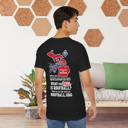 Roofball Association of Michigan's Crew Tee