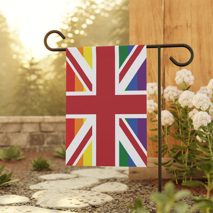 UK LGBTQIA+ Rainbow Pride Garden Flag Banner