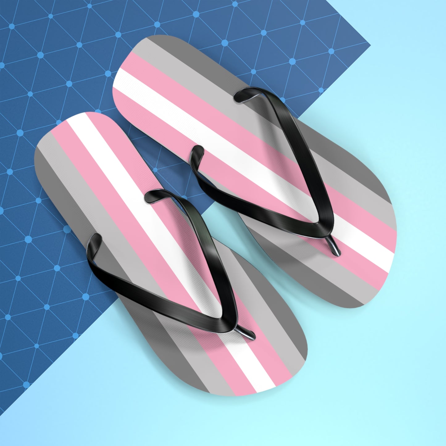 Demigirl Pride Flip Flops