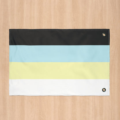 Requiesromantic 4-Stripe Pride Flag with Grommets