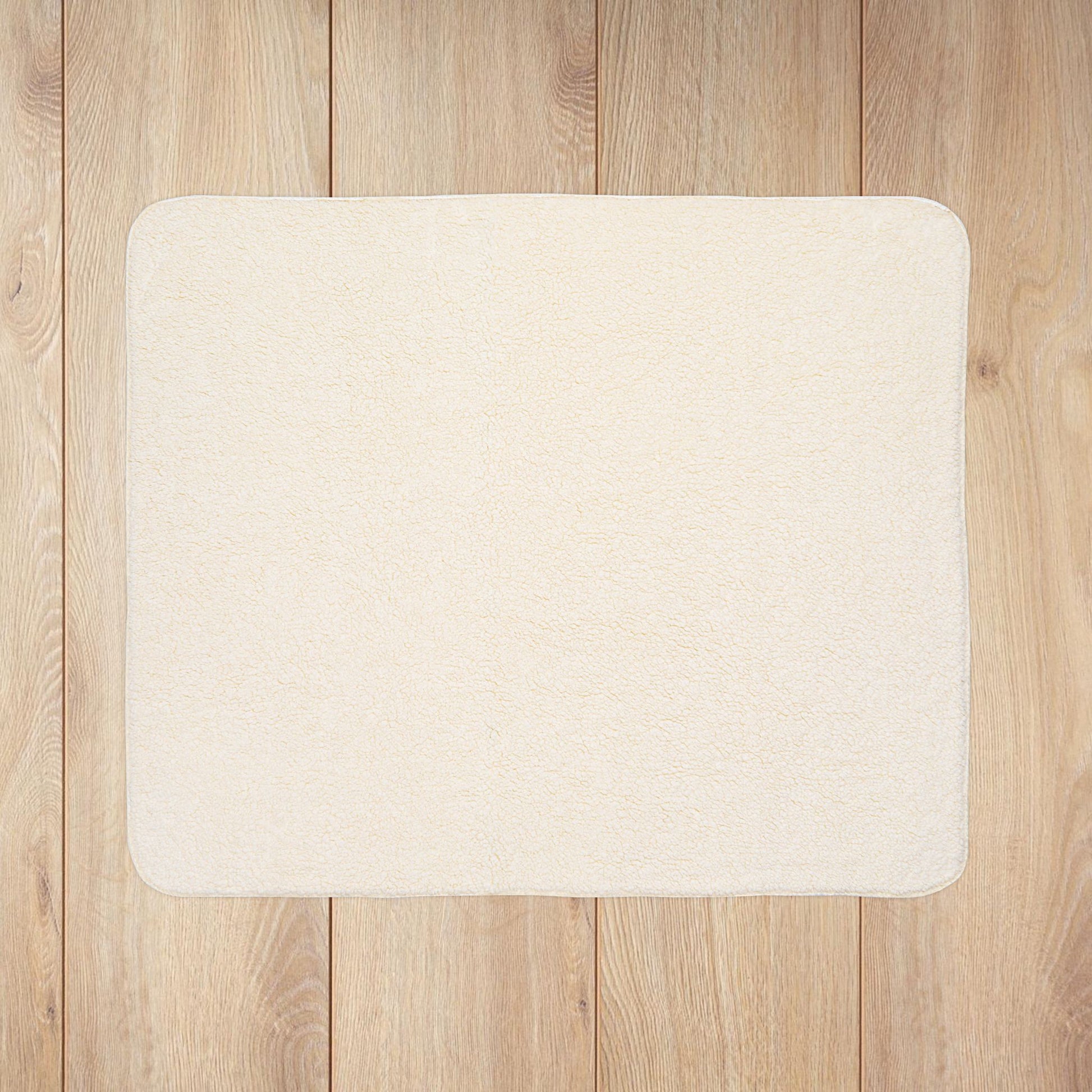 Winter Brown Plaid Fleece Sherpa Blanket