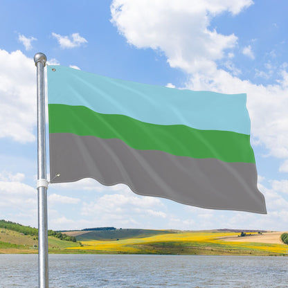 Autoromantic Pride Flag with Grommets