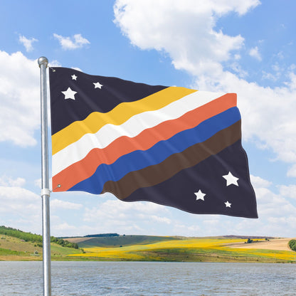 Fat Pride Flag with Grommets