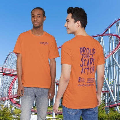 Burnt Orange Proud to Be a Scare Actor Personalized Tee • Irvine Ondrey Engineering