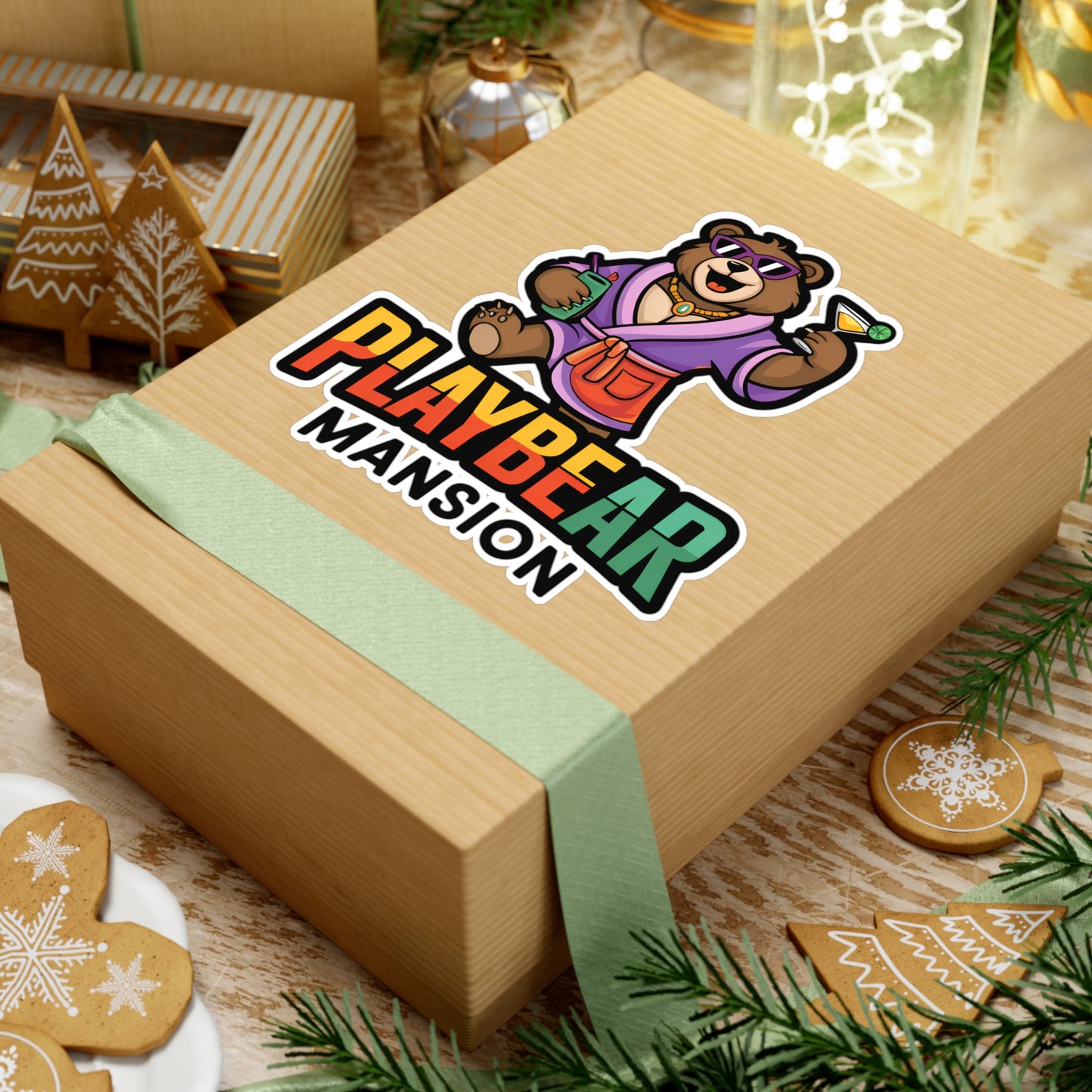 Playbear Mansion Vinyl Kiss-Cut Stickers