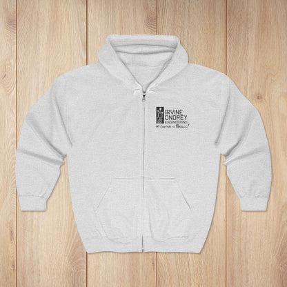 Ash OG Steelie Zip Hoodie • Irvine Ondrey Engineering