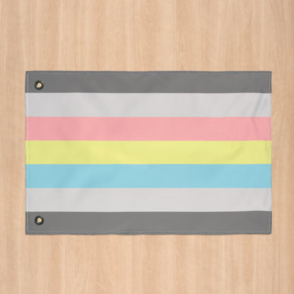 Demiflux Double-Sided Pride Flag with Grommets