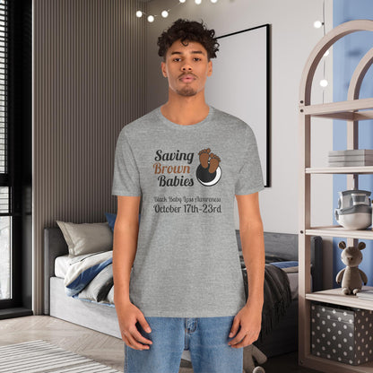 Quietly United in Loss Together Non-Profit / Saving Brown Babies Charity Tee, Pregnancy & Infant Loss Awareness