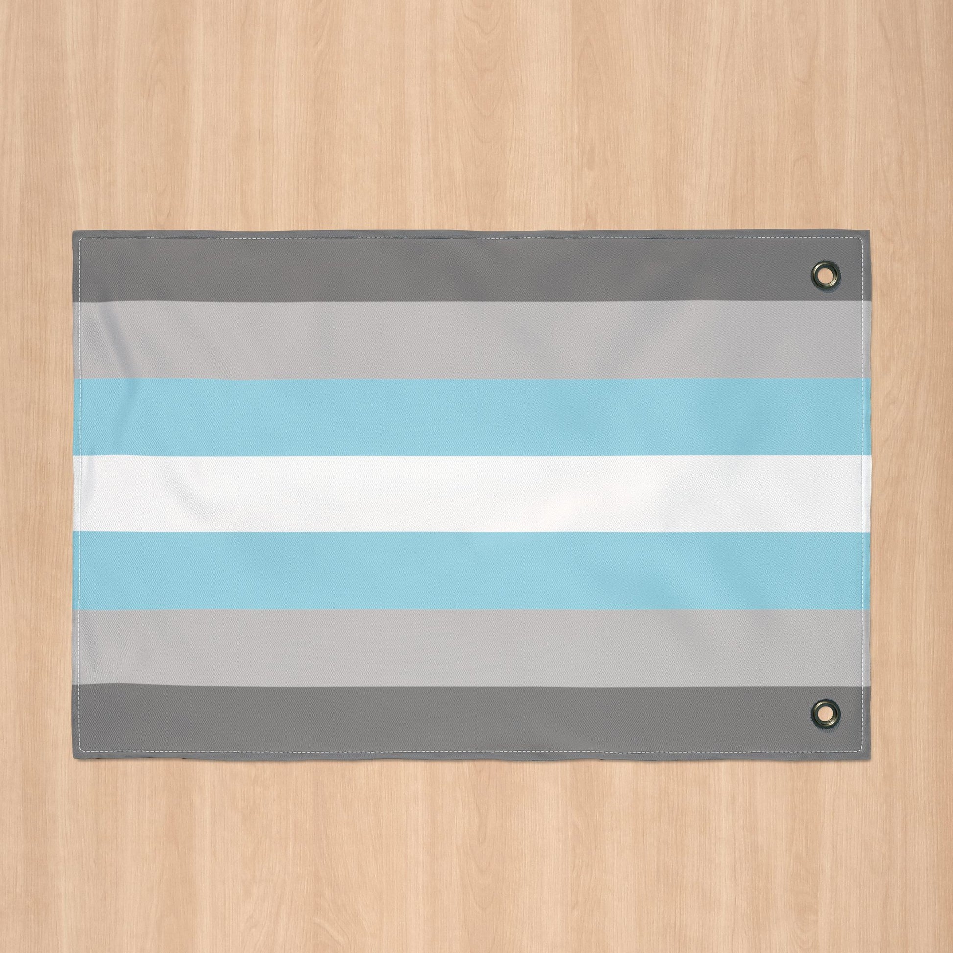 Demiboy Double-Sided Pride Flag with Grommets